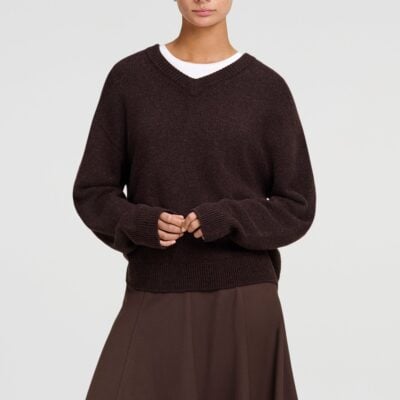 A.L.C. Calven Cashmere V-Neck Sweater - Image 1