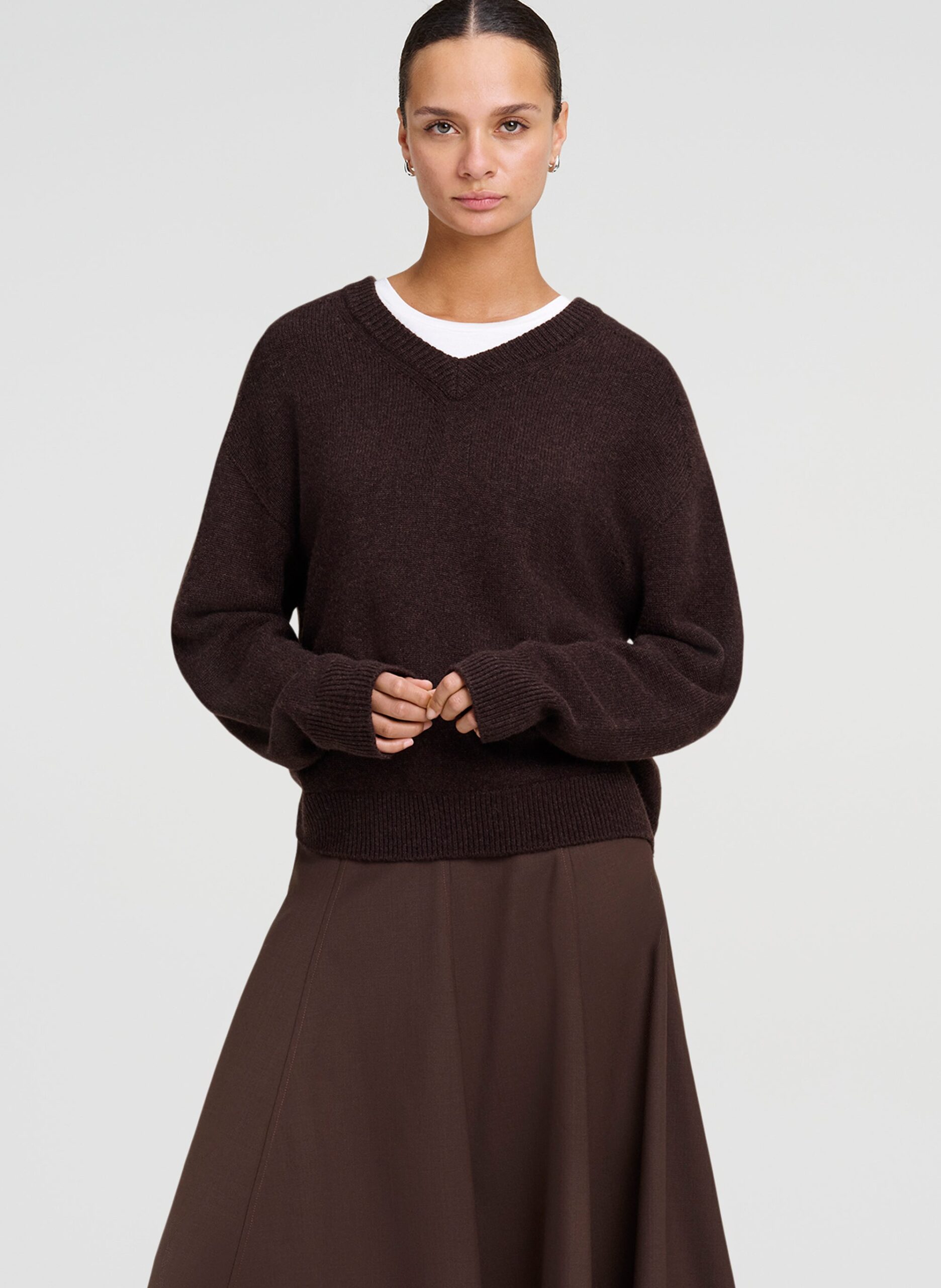 A.L.C. Calven Cashmere V-Neck Sweater - Image 1