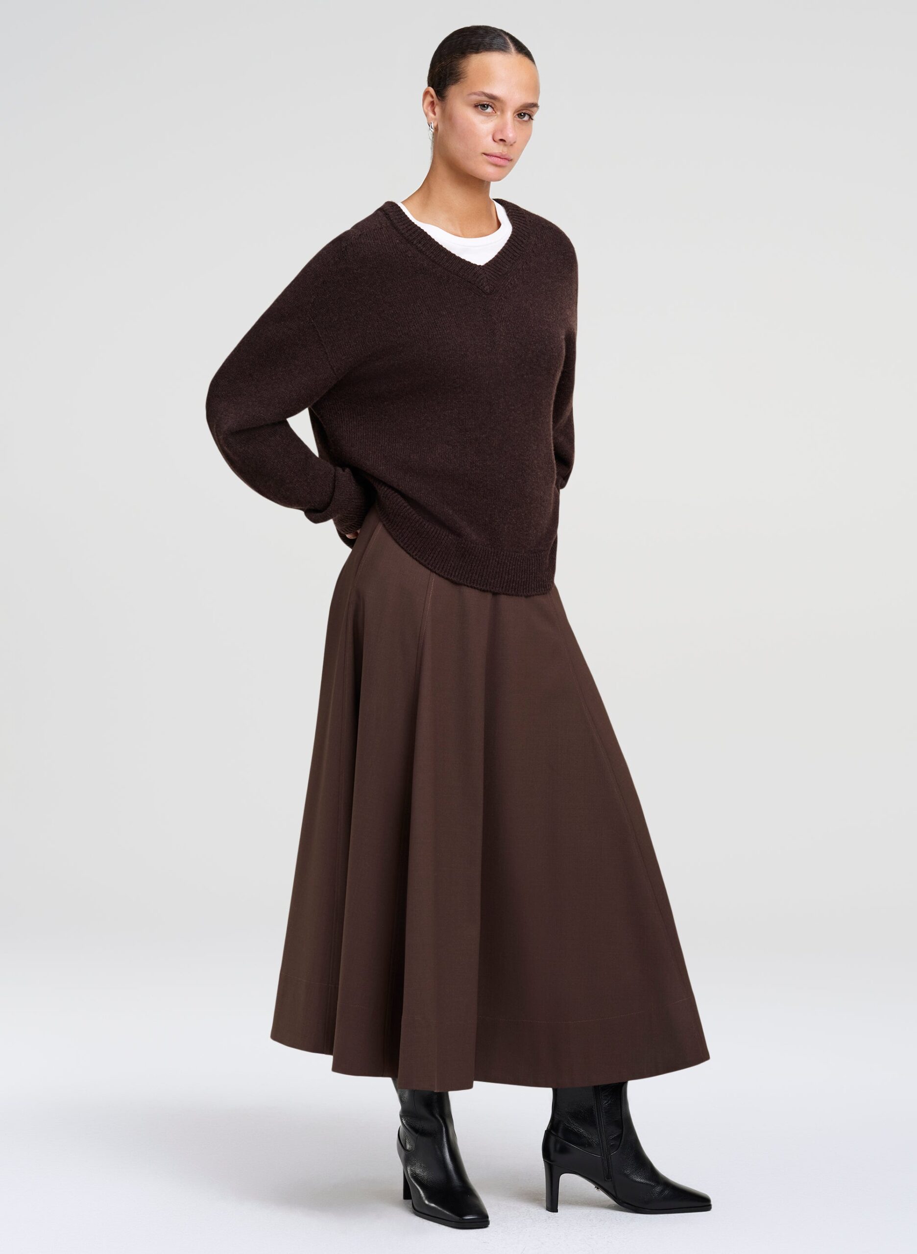 MNALC041026031052035_3 A.L.C. Calven Cashmere V-Neck Sweater - Image 3