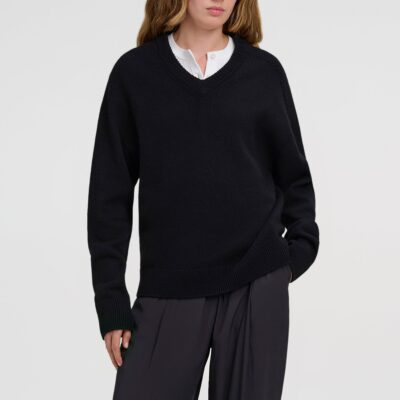 A.L.C. Calven Cashmere V Neck Sweater - Image 1