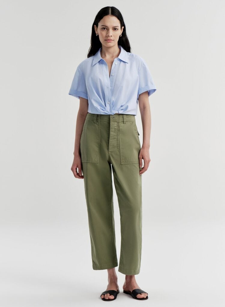 A.L.C. Brayden Cotton Twill Pant - Image 1