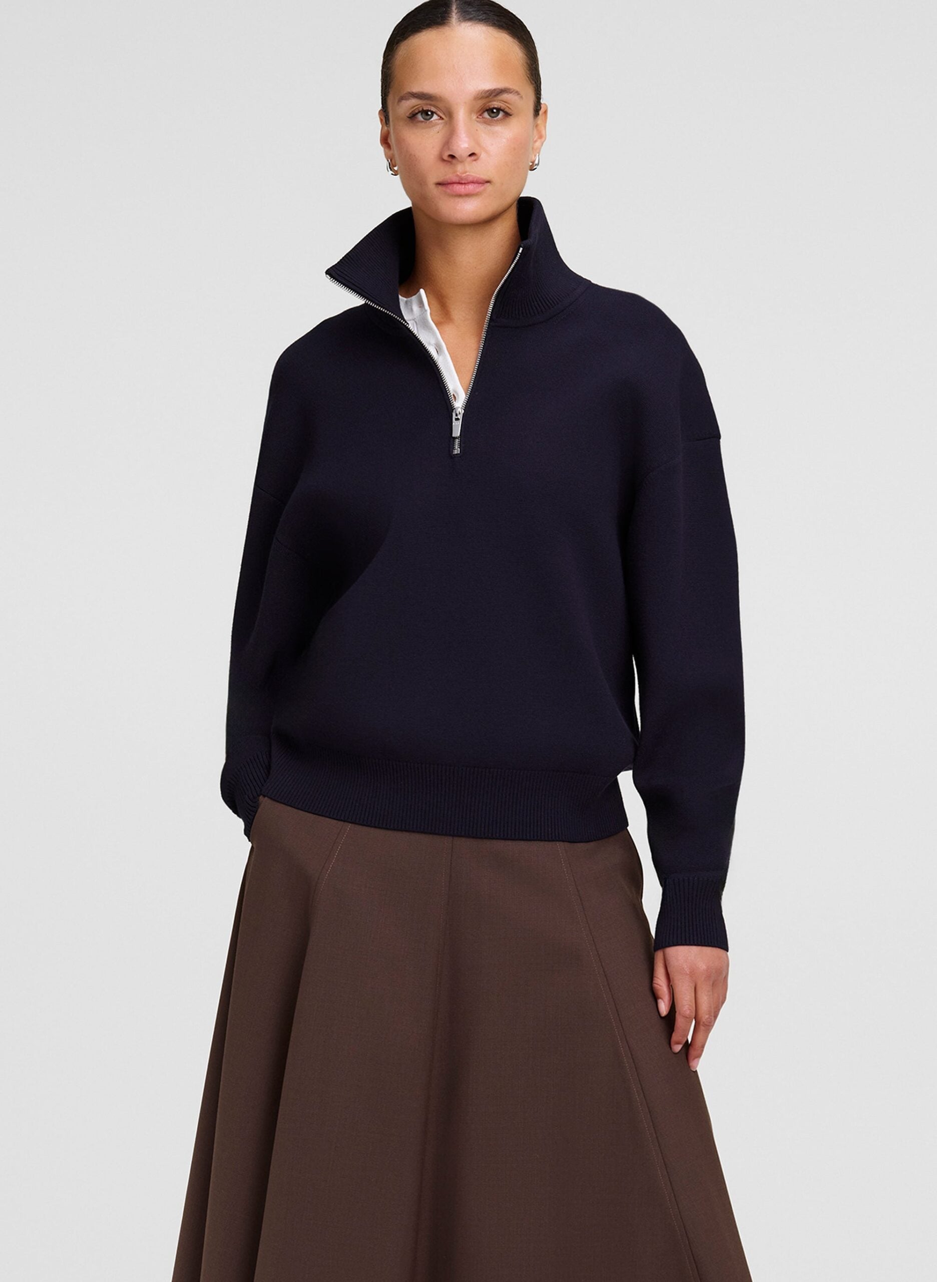 A.L.C. Bella Half Zip Sweater - Image 1