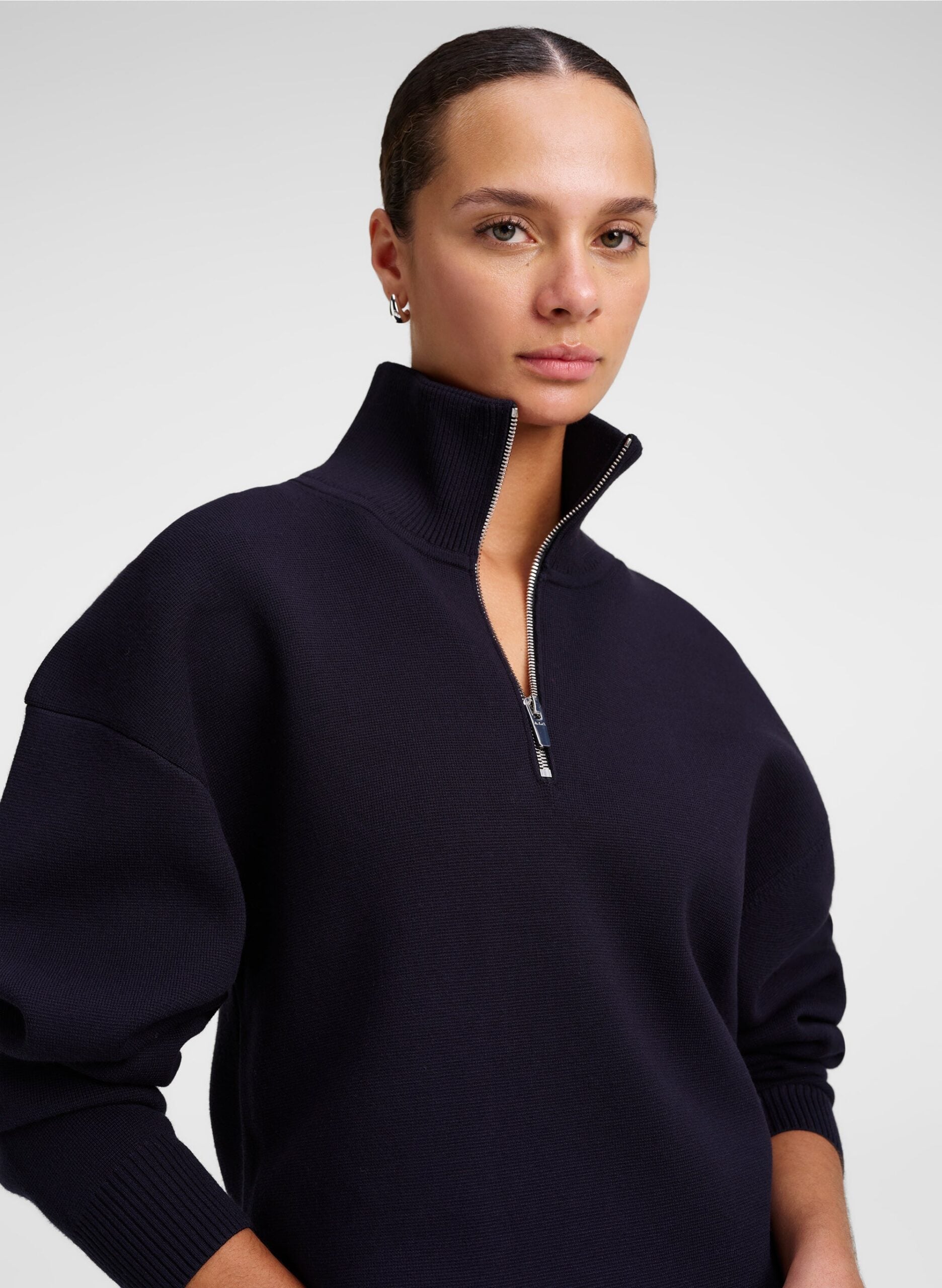 MNALC041026031052043_2 A.L.C. Bella Half Zip Sweater - Image 2