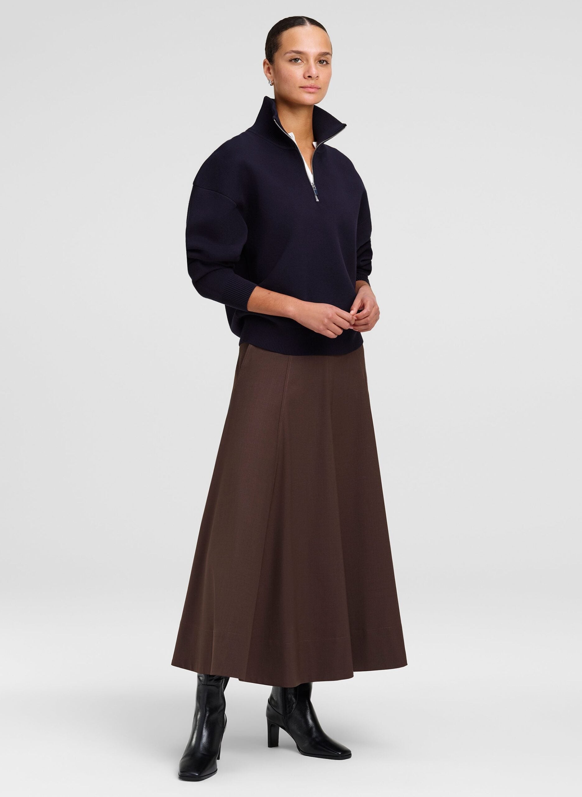 MNALC041026031052043_3 A.L.C. Bella Half Zip Sweater - Image 3