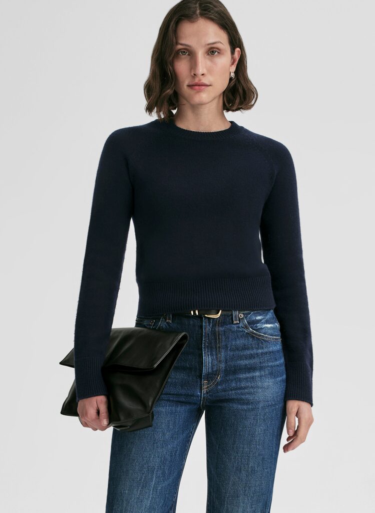A.L.C. Ashtyn Cashmere Crew Neck Sweater - Image 1