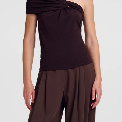 ALC Kaylee Fine Merino One Shoulder Top - Image 2