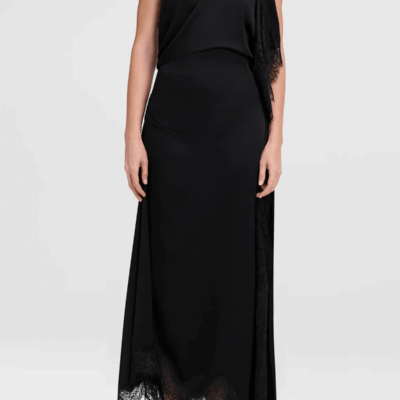 ALC Miriam Satin and Lace Maxi Dress - Image 2