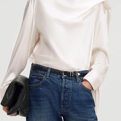 ALC Nadine Silk Draped Top - Image 2