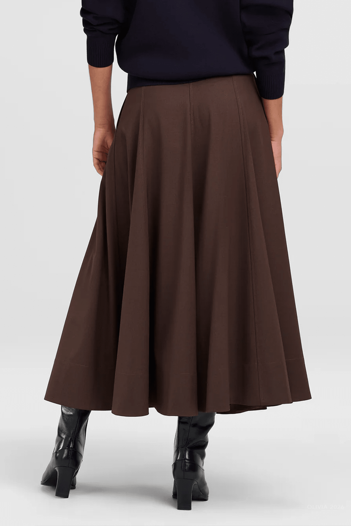 ALC Aminah Tailored Midi Skirt - Image 3