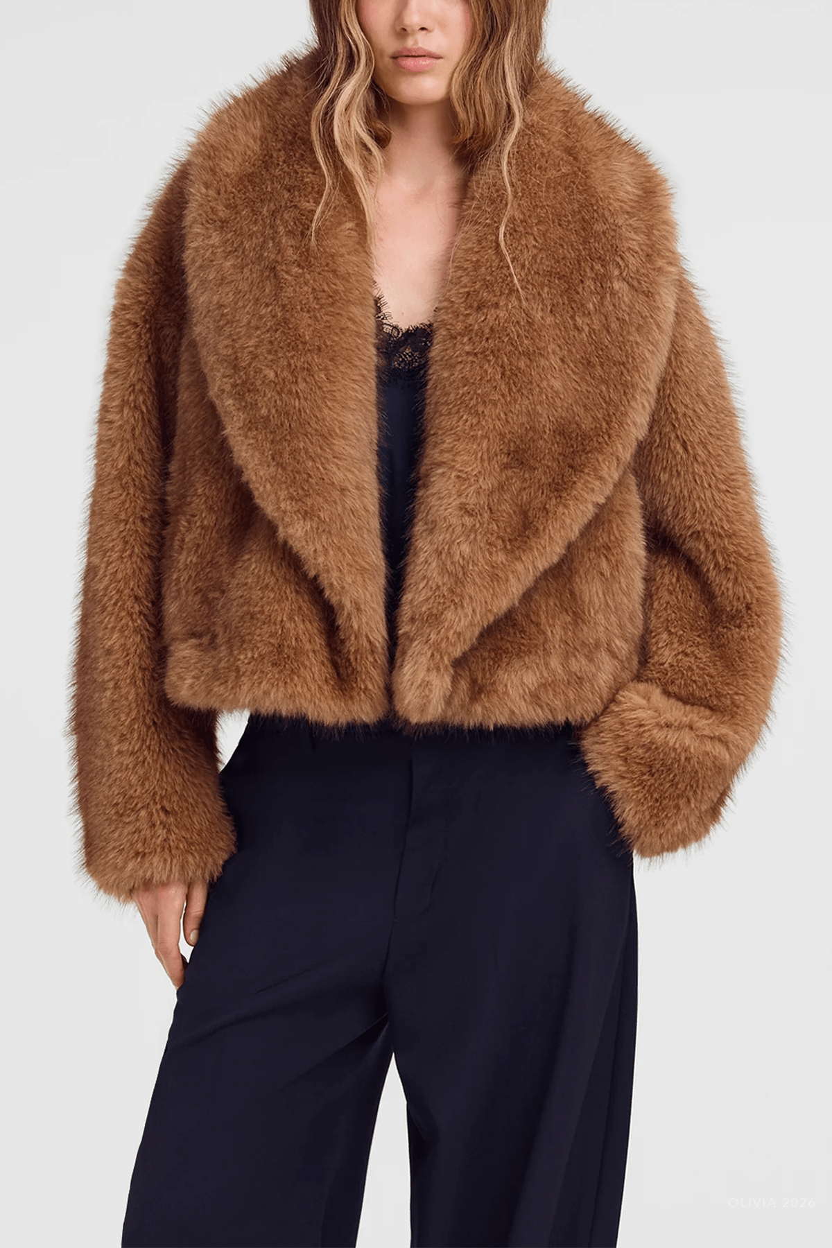 ALC Solange Faux Fur Jacket - Image 2