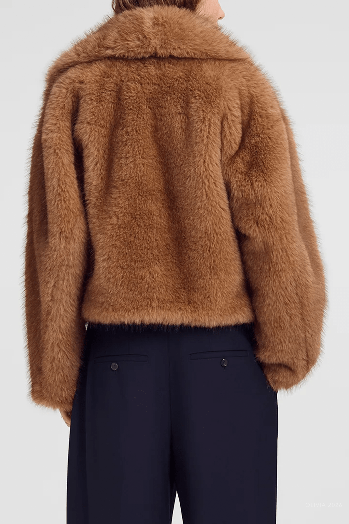 ALC Solange Faux Fur Jacket - Image 3
