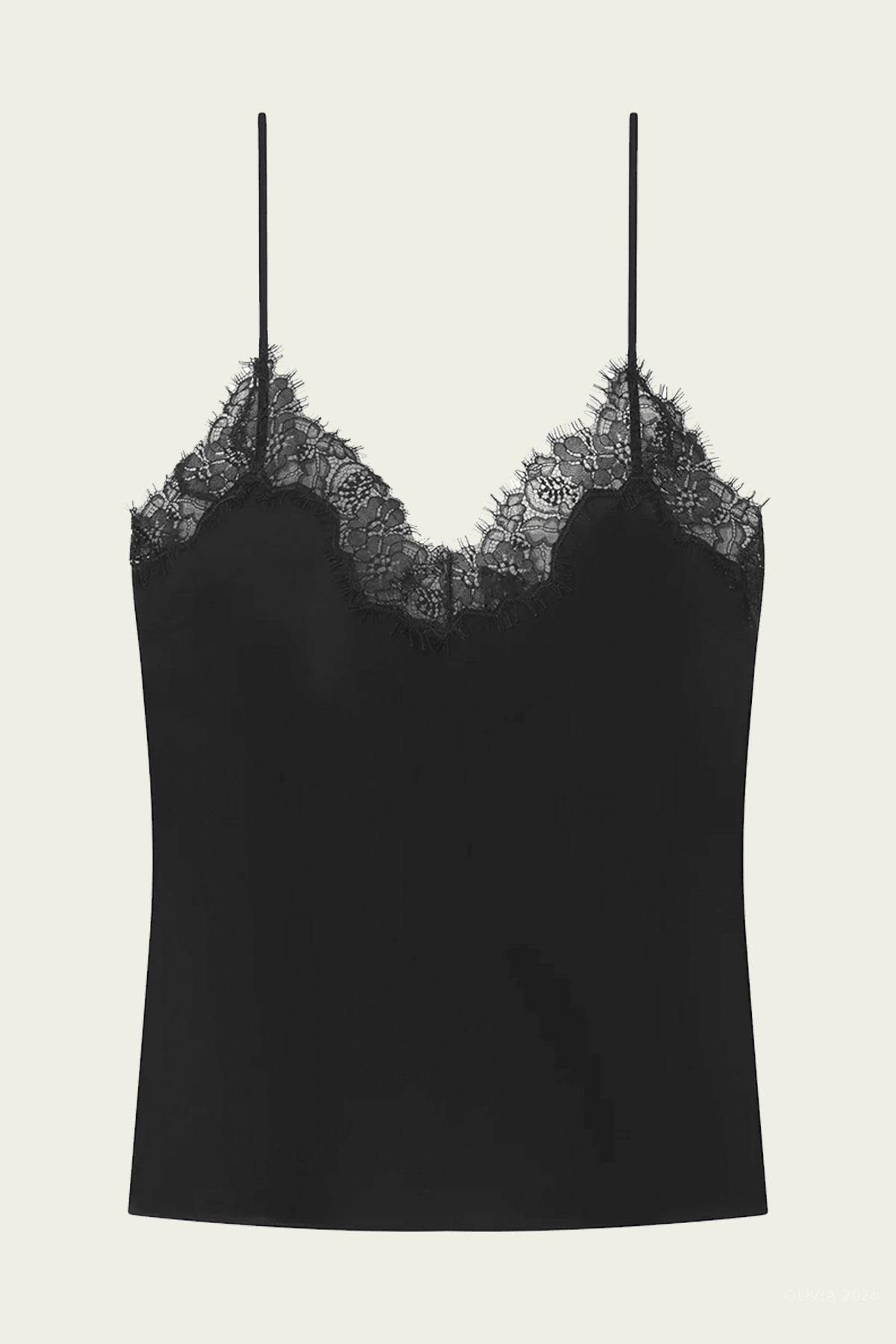 ALC Annabelle Silk and Lace Camisole Top - Image 1