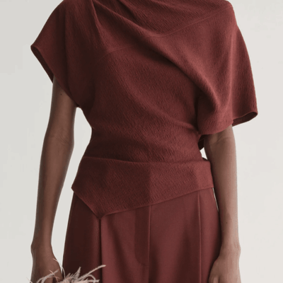 ALC Dena Crepe Top - Image 2