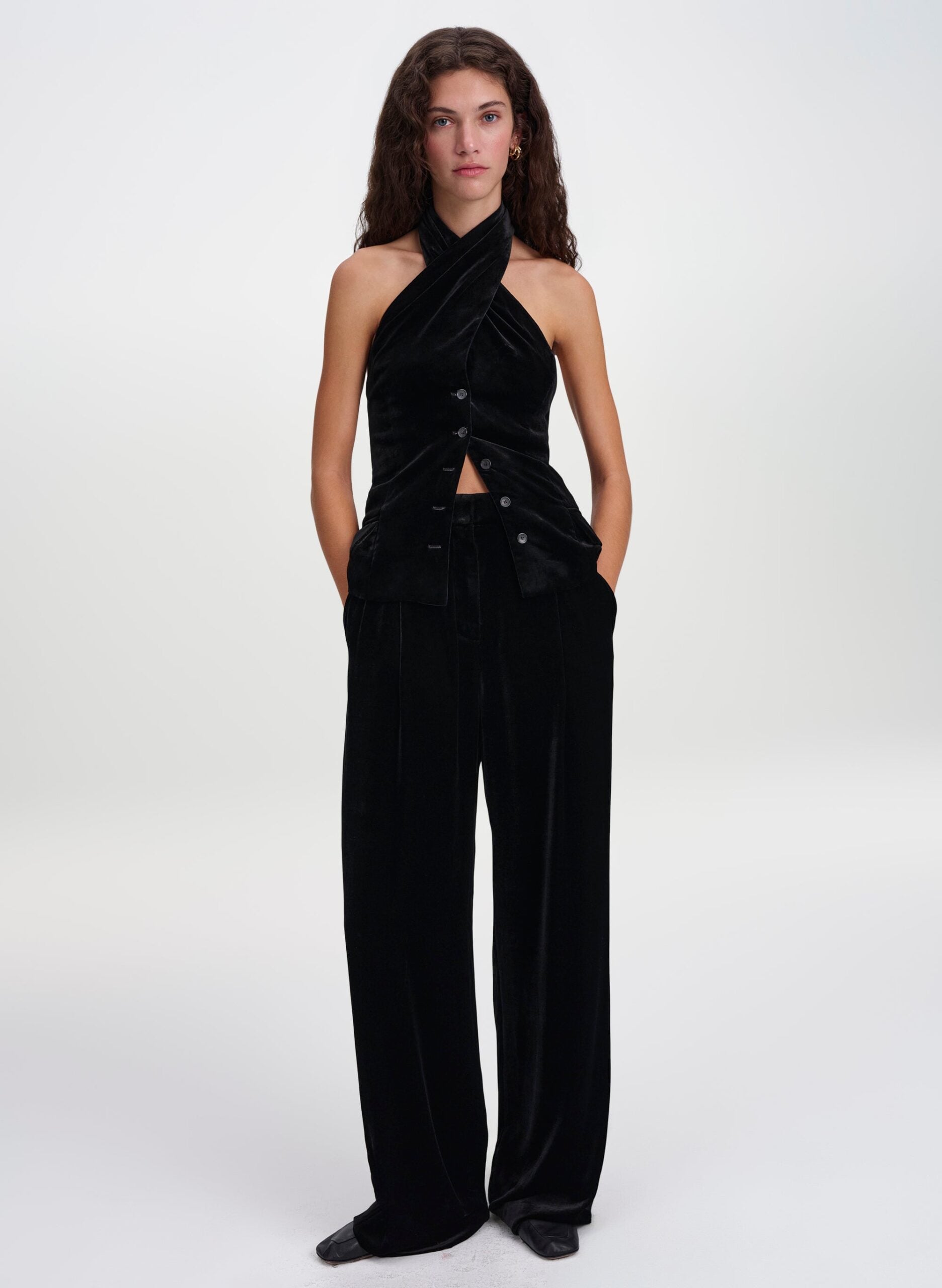 A.L.C. Winn Velvet Pant - Image 1