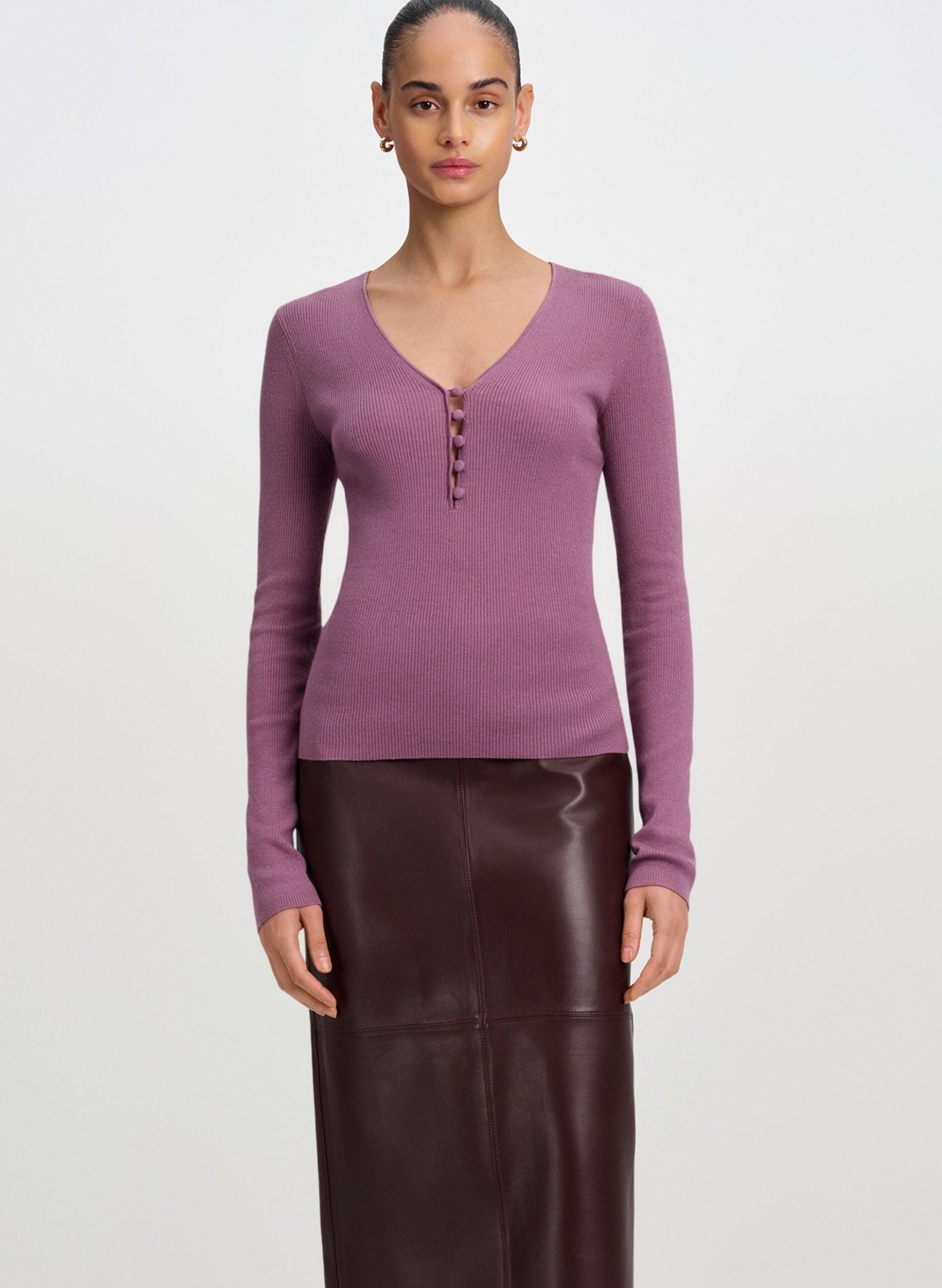 A.L.C. Tate Stretch Merino Top - Image 1