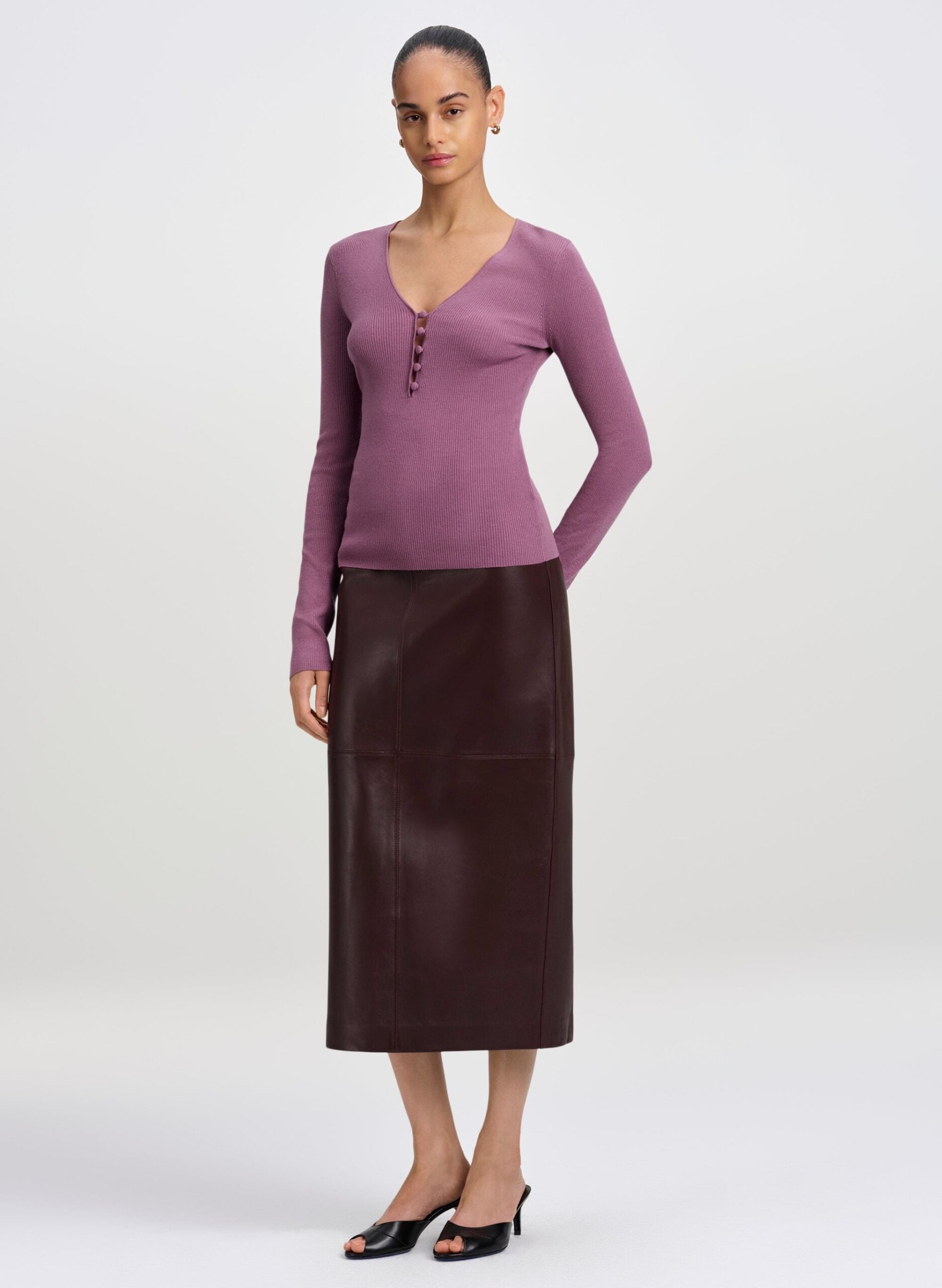 MNALC091026050957005_3 A.L.C. Tate Stretch Merino Top - Image 3