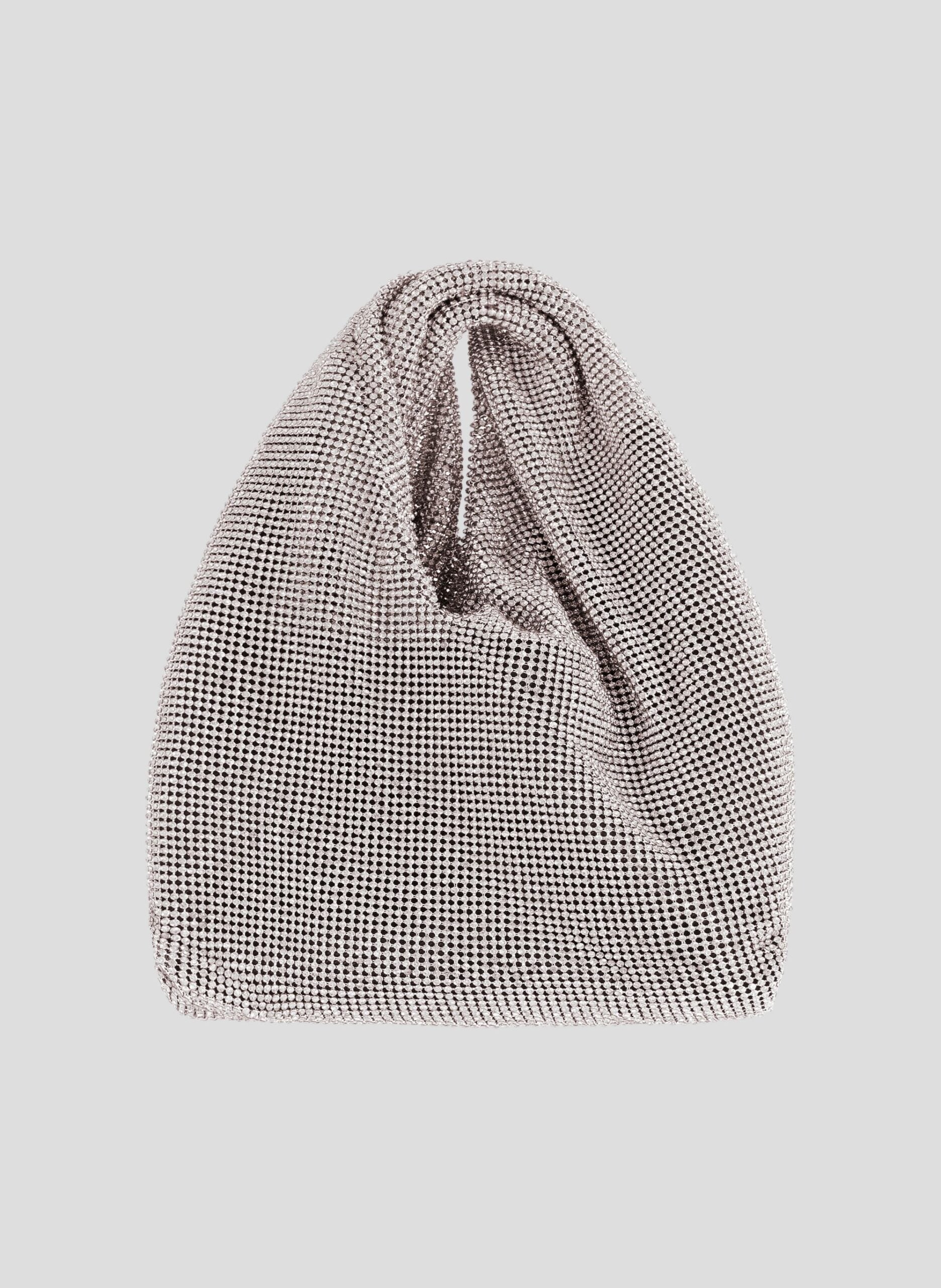 A.L.C. Small Paige Rhinestone Chain Mesh Bag - Image 1
