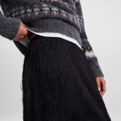 A.L.C. Phoebe Fringe Midi Skirt - Image 2