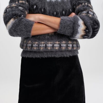 A.L.C. Petra Velvet Mini Skirt - Image 2