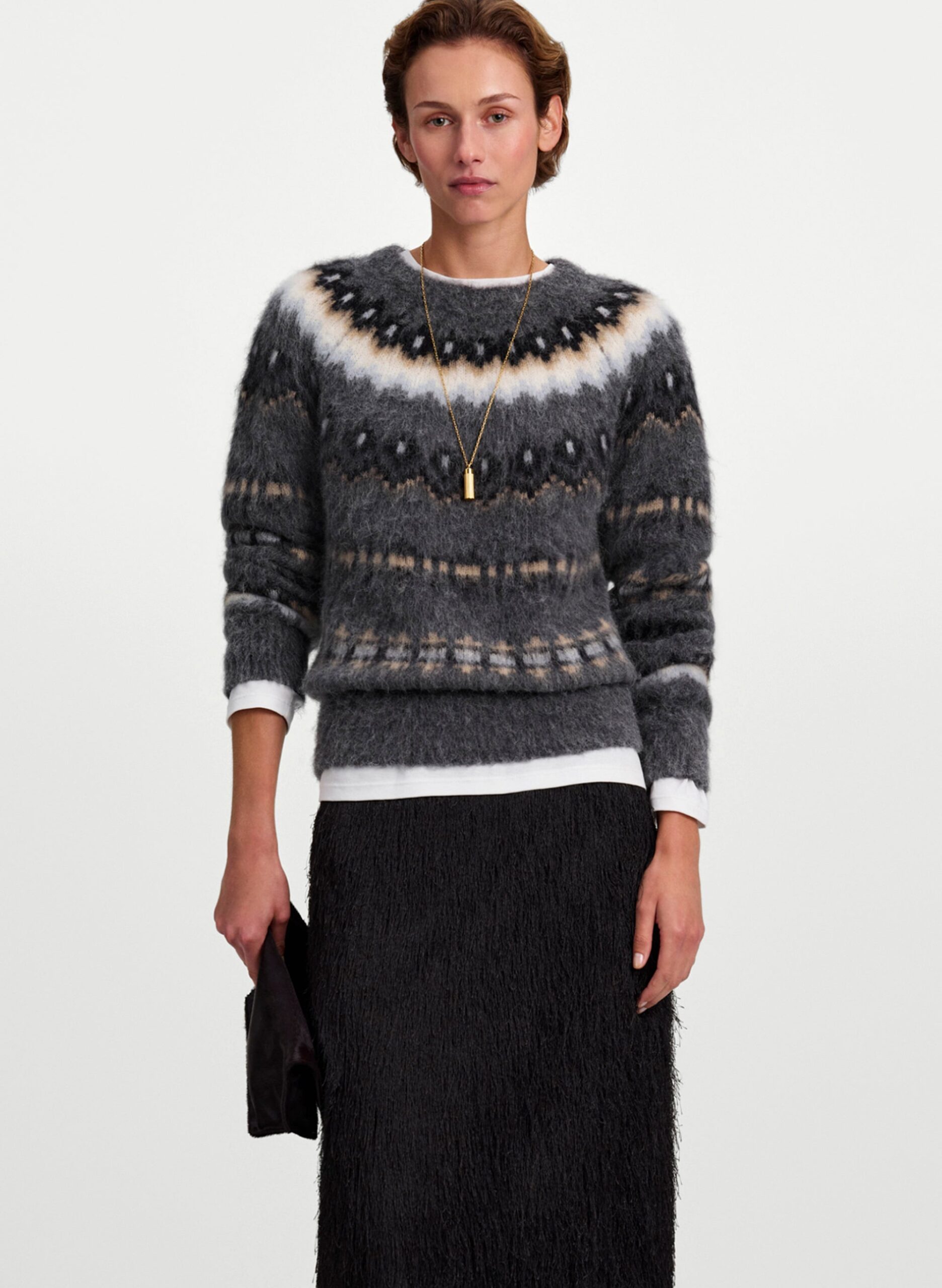 A.L.C. Clara Fair Isle Sweater - Image 1