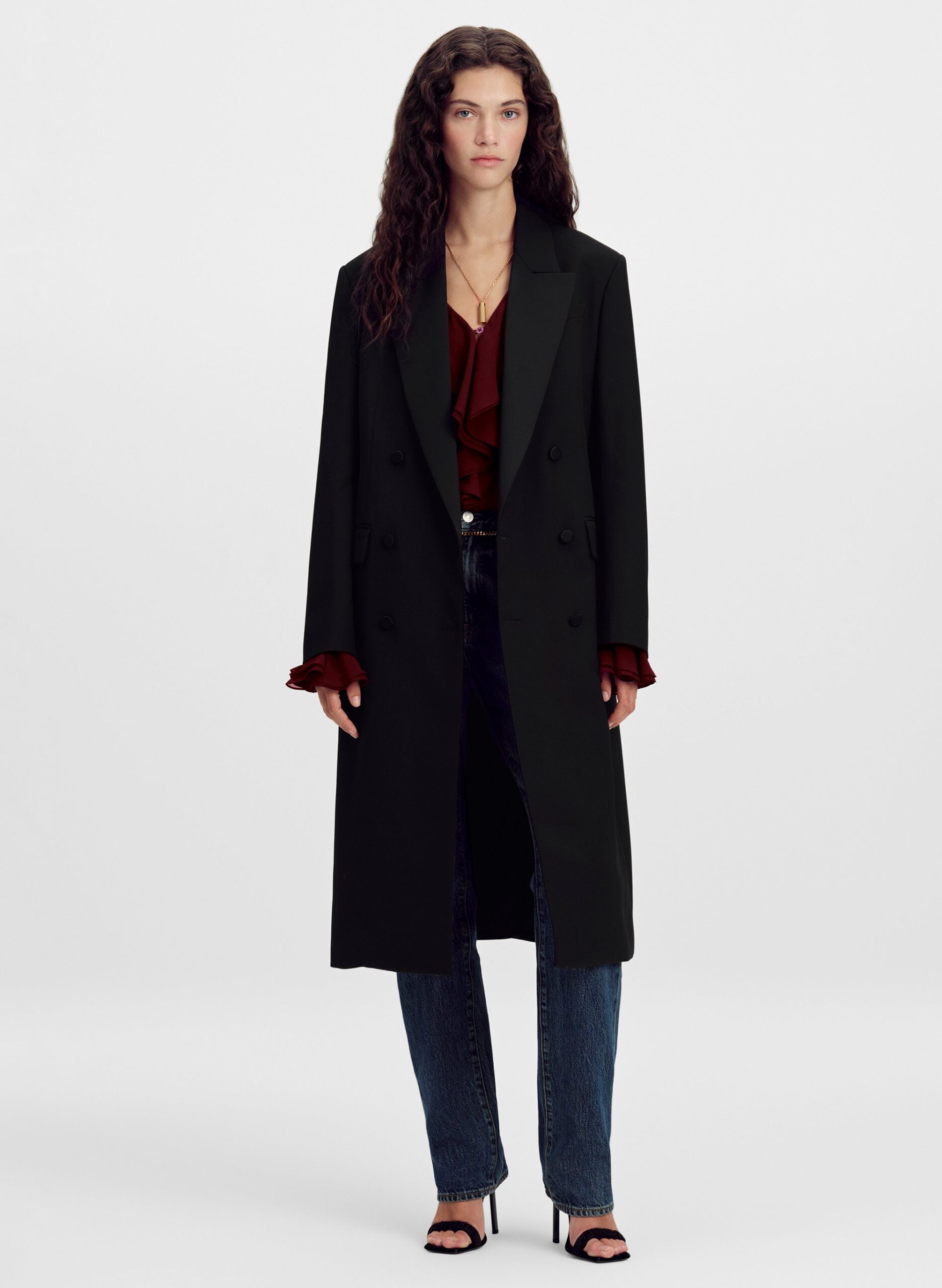 A.L.C. Calla Tailored Tuxedo Coat - Image 3