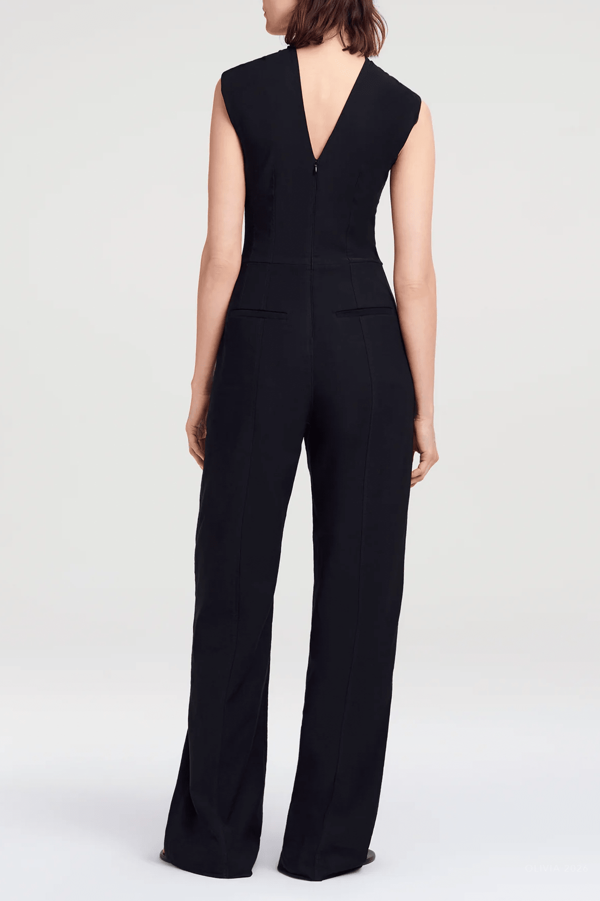ALC Elouise Stretch Linen Jumpsuit - Image 3
