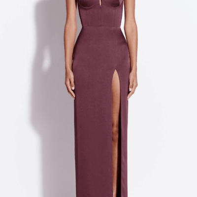 Alex Perry Strapless Cup Column Satin Crepe - Image 2