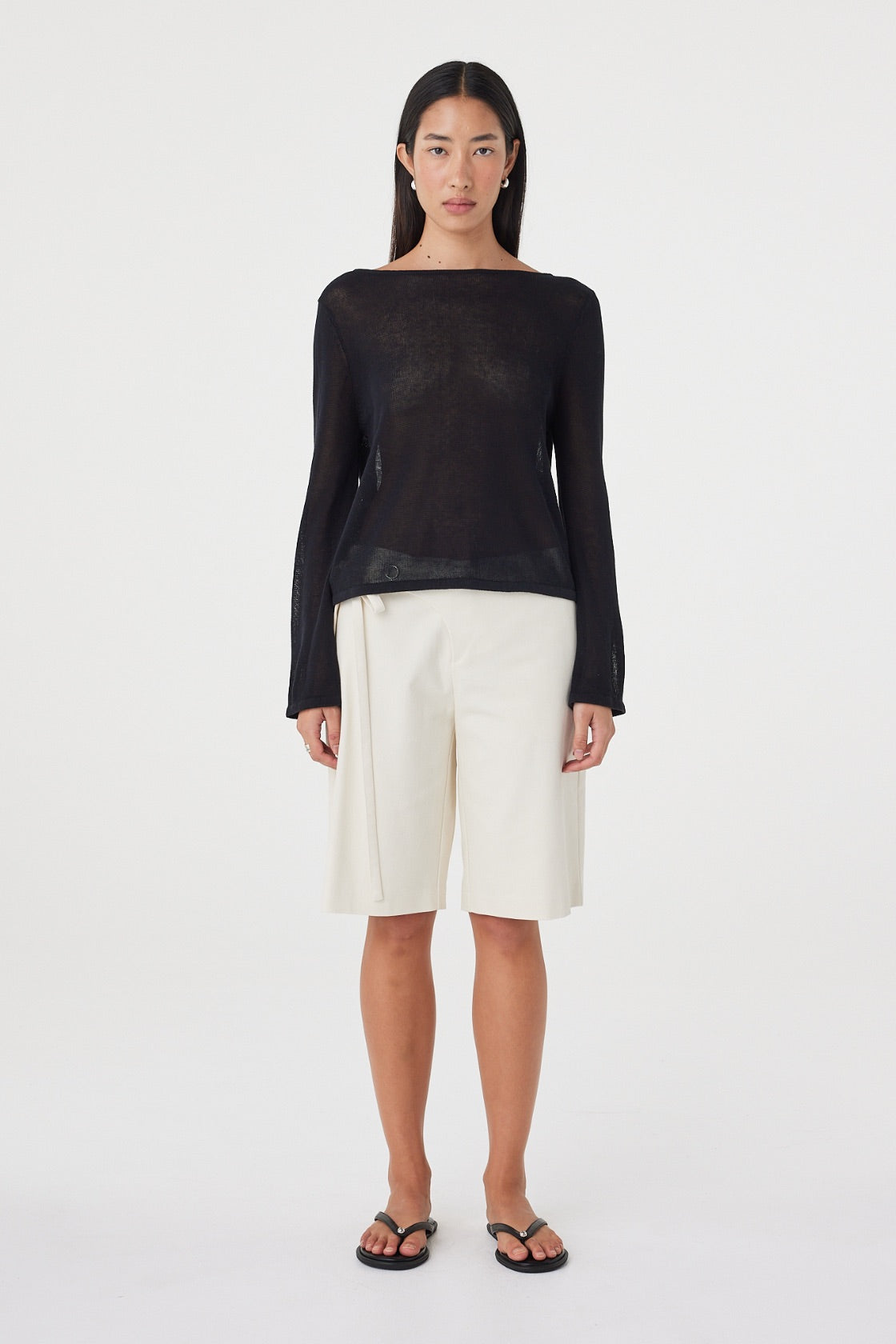 MNARC051026015730011_3 Arcaa Lucia Tie Bermuda Short - Image 3