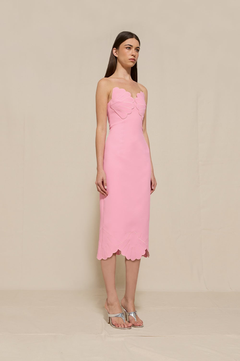 BY JOHNNY. Kimora Shell Strapless Midi - Image 1