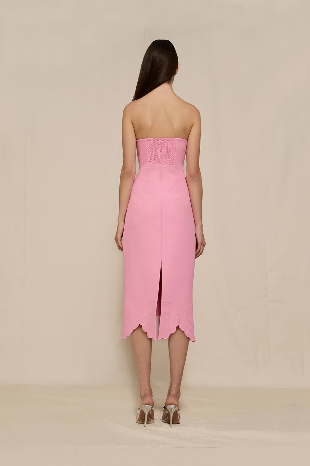 MNBJY041026032049083_3 BY JOHNNY. Kimora Shell Strapless Midi - Image 3