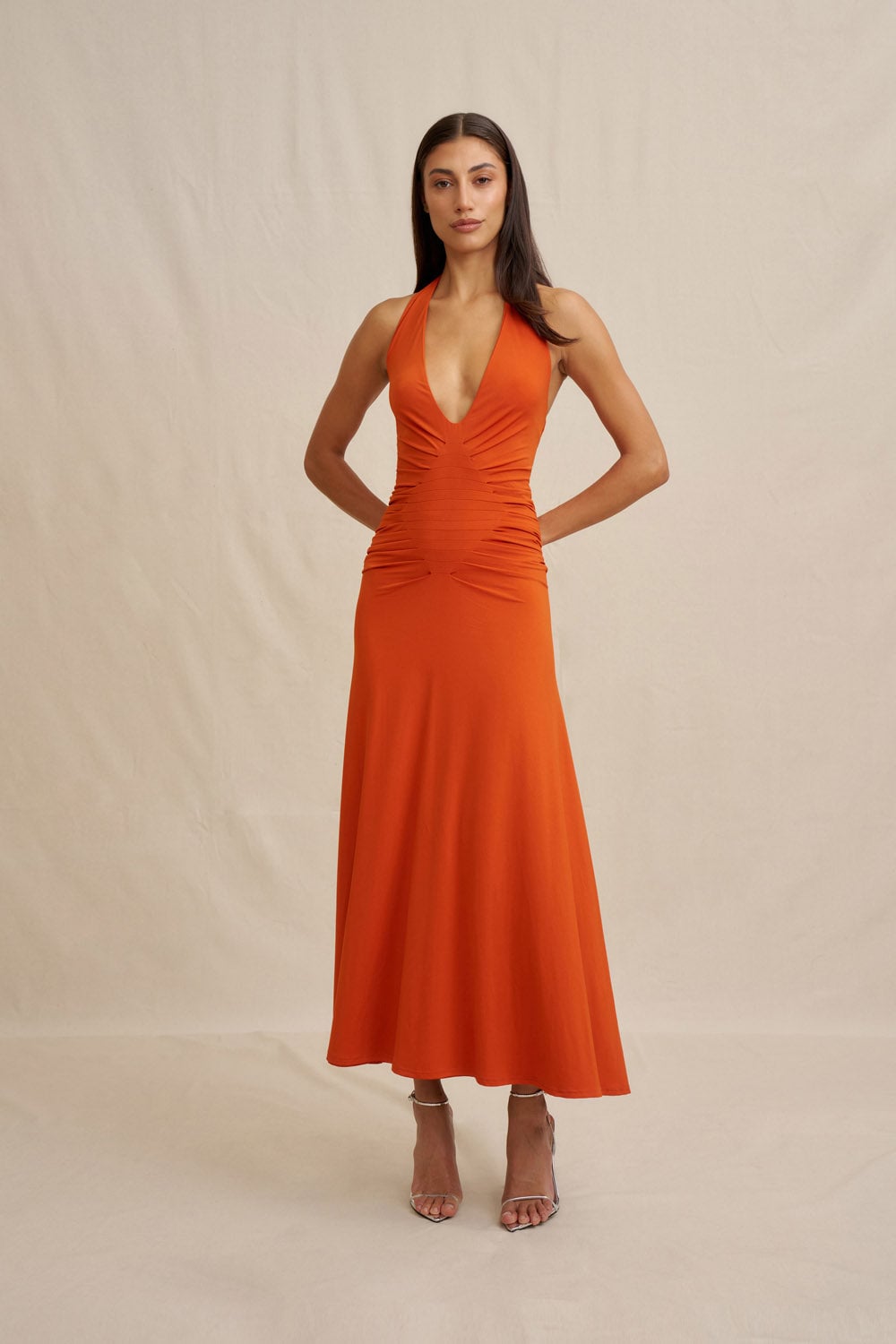 BY JOHNNY. Delilah Diamond Midi Dress - Image 1