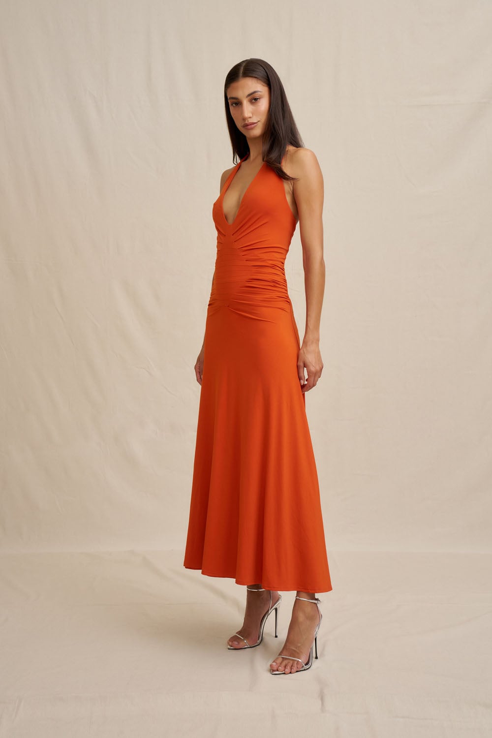 MNBJY041026032049085_3 BY JOHNNY. Delilah Diamond Midi Dress - Image 3