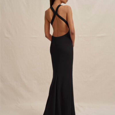 BY JOHNNY. Velora Open Back Jersey Gown - Image 1