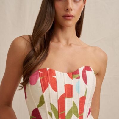 BY JOHNNY. Tropicana Corset Mini Dress - Image 2