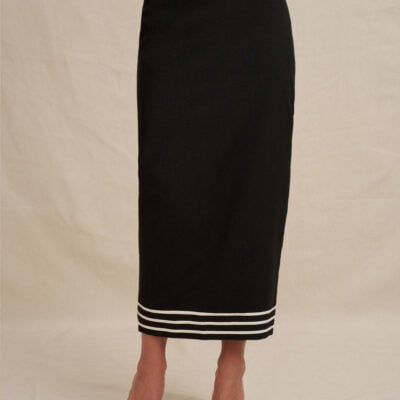 BY JOHNNY. Sloane Stripe Ankle Skirt - Image 2