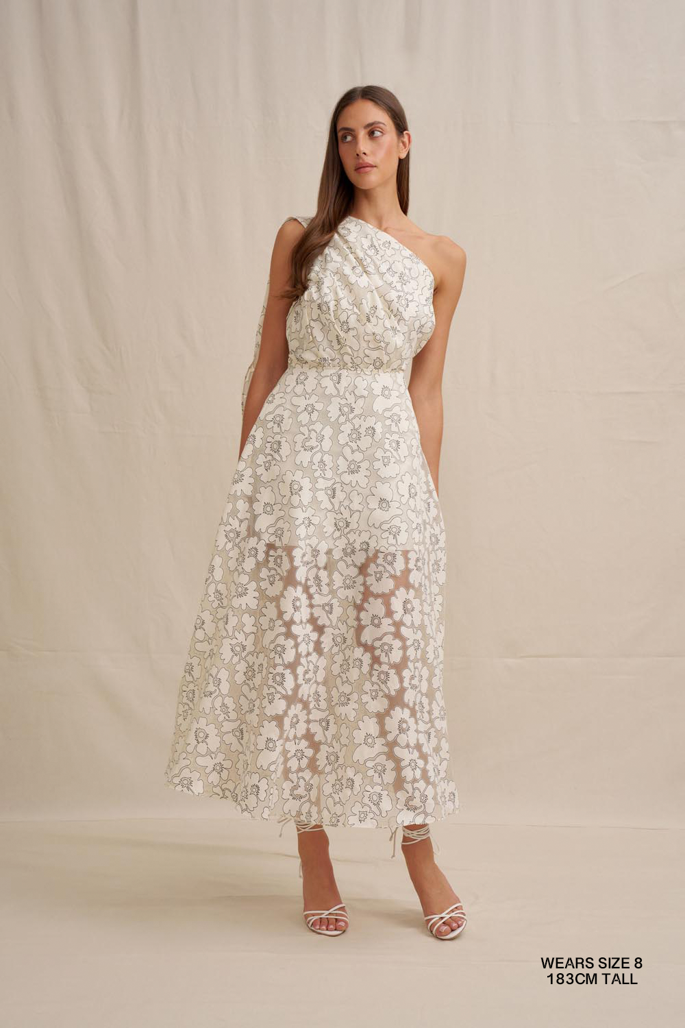 MNBJY091026052158076_3 BY JOHNNY. Serephina Floral Ankle Dress - Image 3