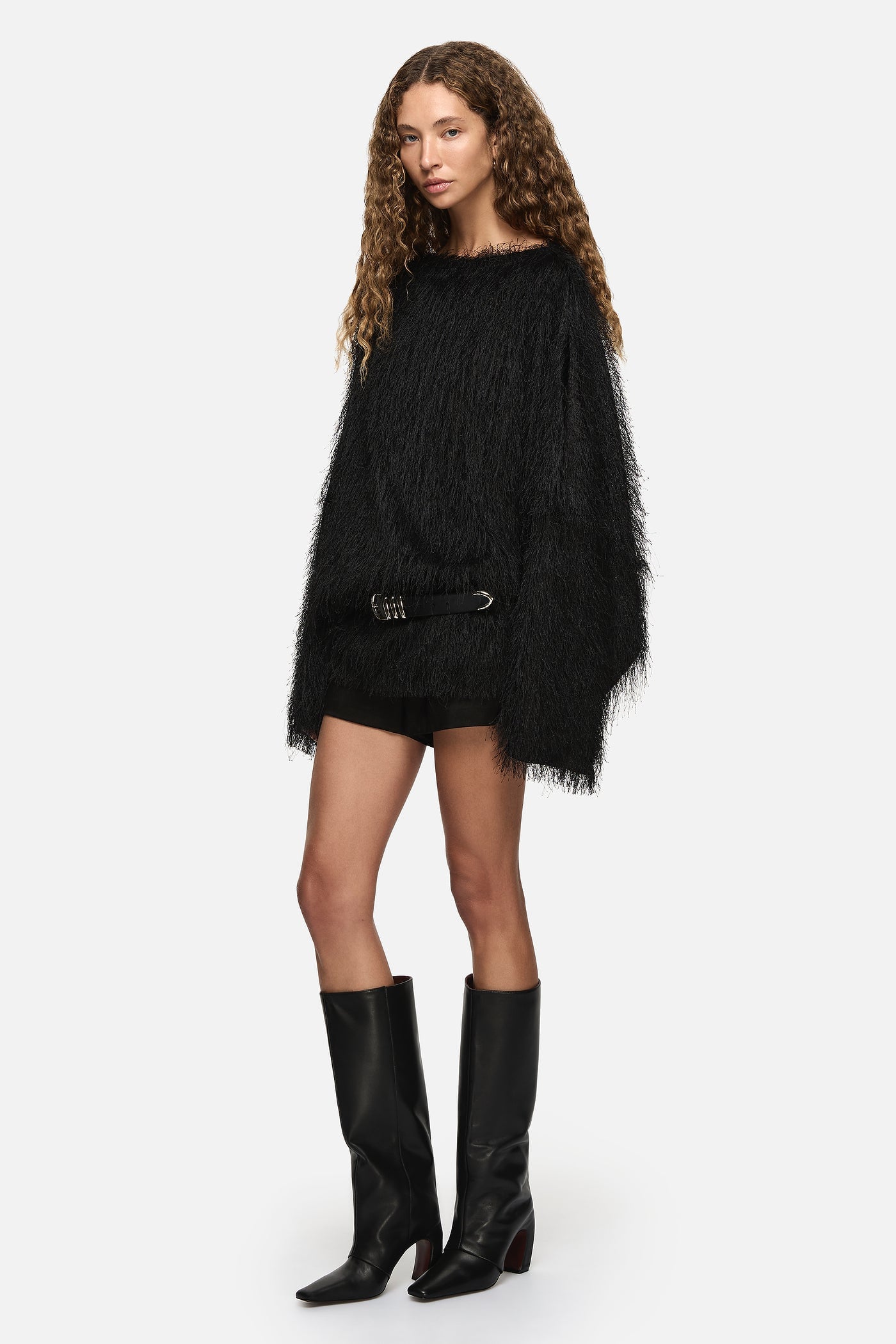MNBLA051026015505012_3 Blanca Raffy Top Black - Image 3