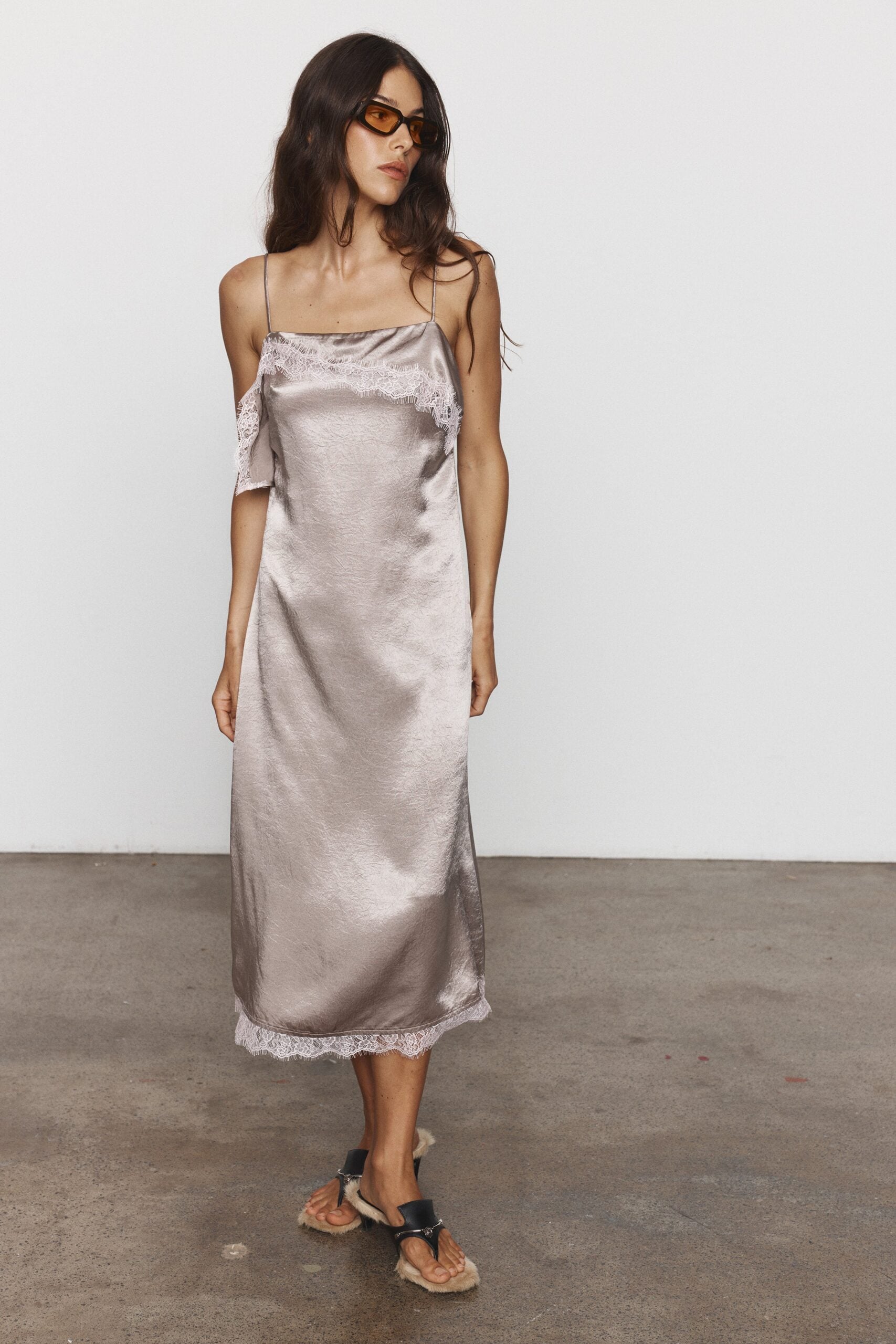 Blanca Lily Dress Grey - Image 2