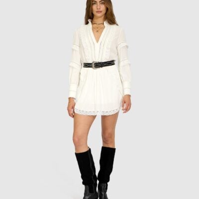 Belle & Bloom Spotlight Lace Mini Dress - Image 1