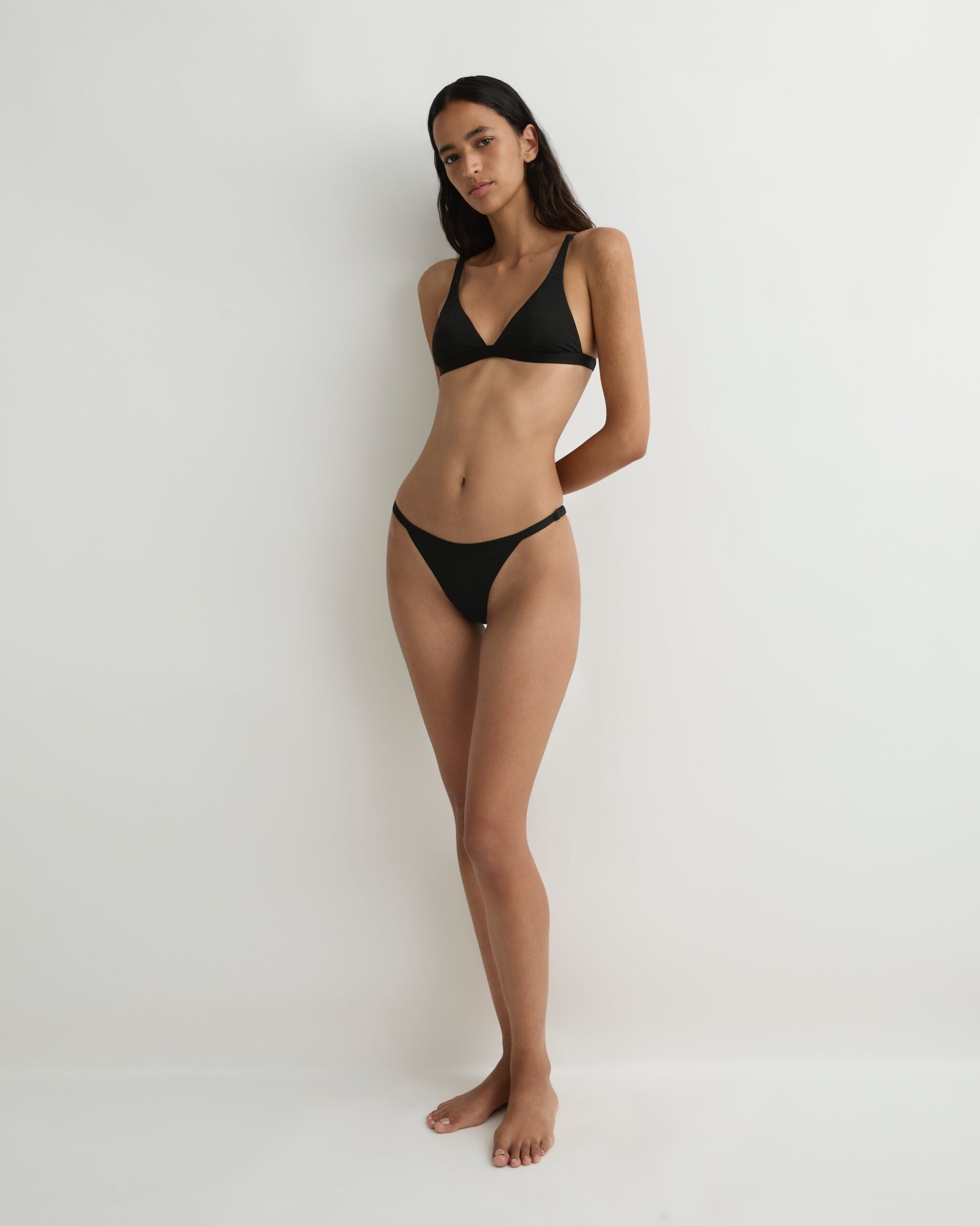 MNBON051026020422007_3 Bondi Born Lana Bikini Top - Black (Embodee™) - Image 3