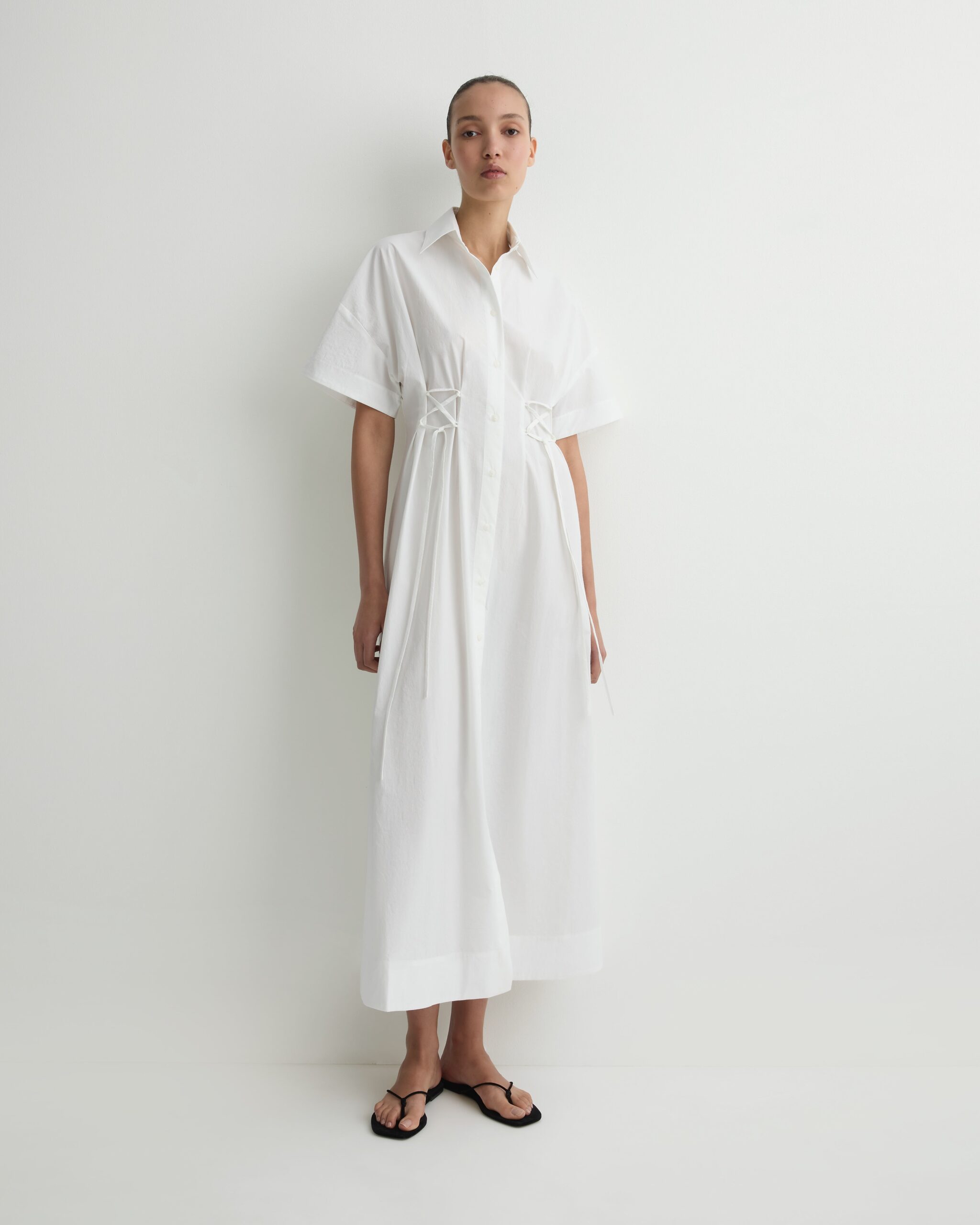 Bondi Born Kyoto Lace Front Shirt Dress - Image 1