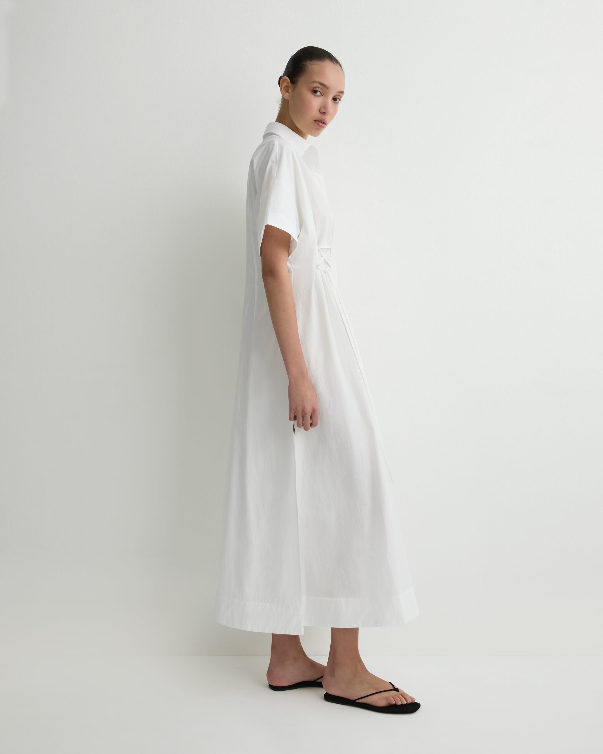 MNBON051026020422012_3 Bondi Born Kyoto Lace Front Shirt Dress - Image 3