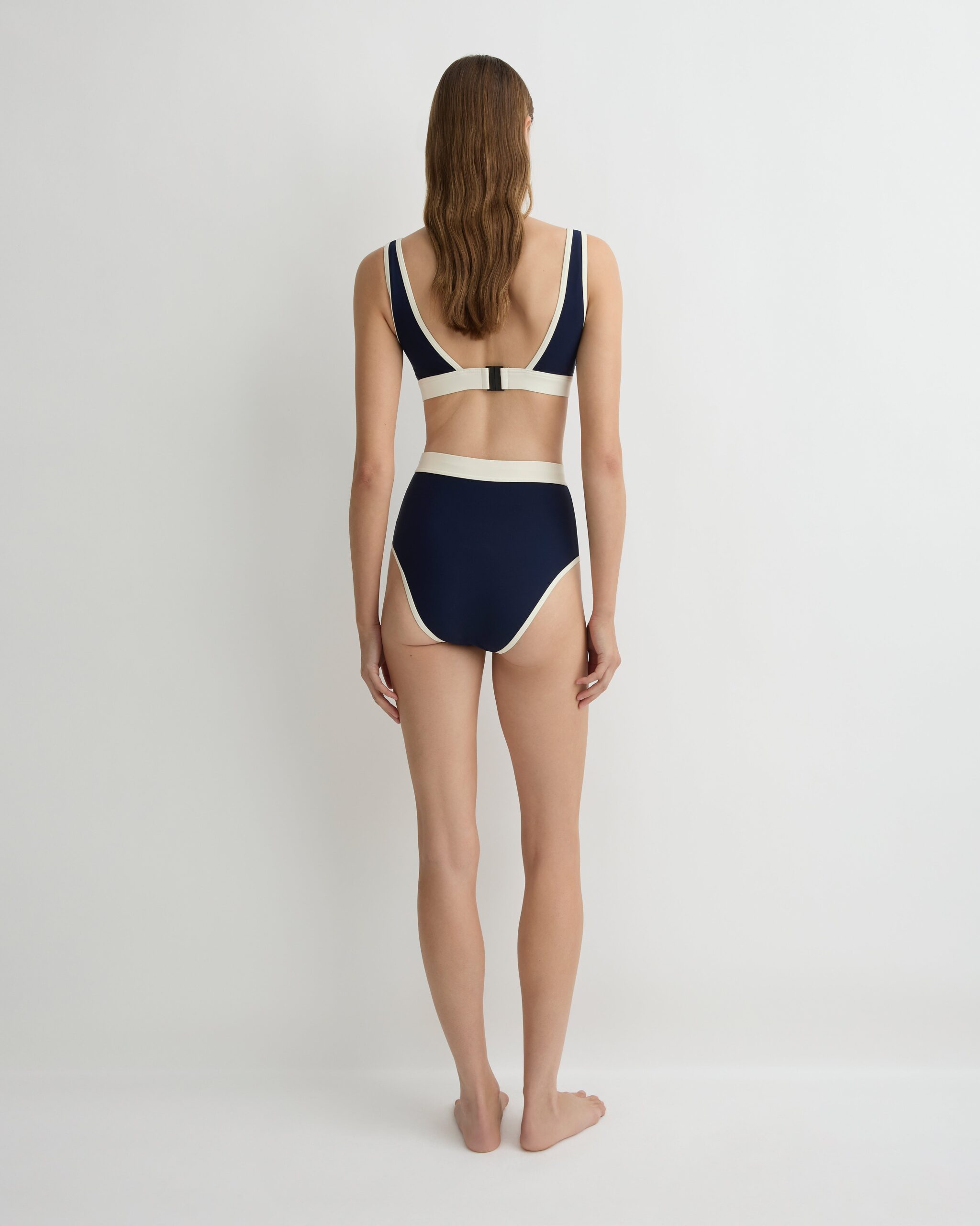 MNBON051026020422031_3 Bondi Born Hayden Bikini Top - Navy & Pearl (Sculpteur®) - Image 3