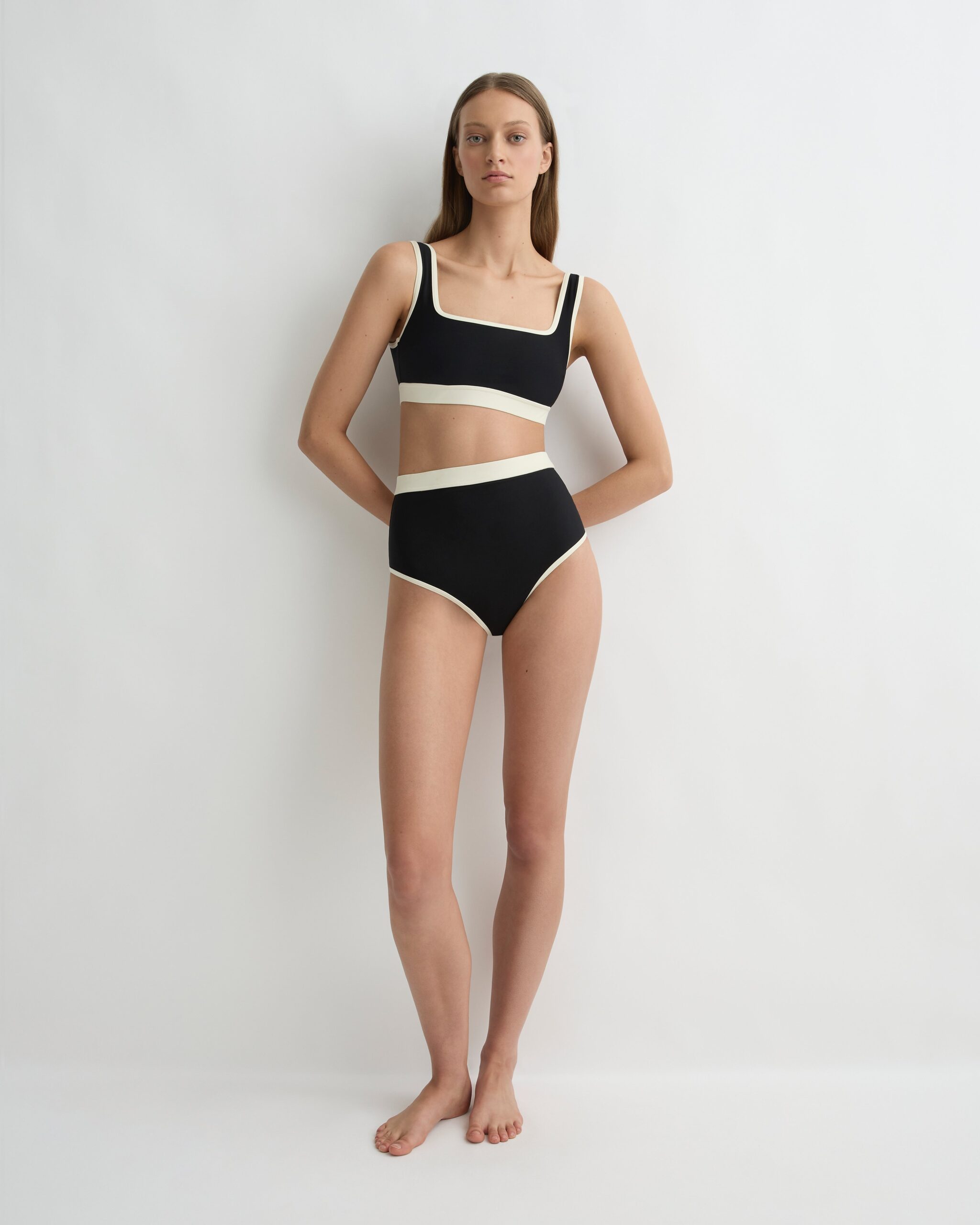 MNBON051026020422032_3 Bondi Born Hayden Bikini Top - Black (Sculpteur®) - Image 3