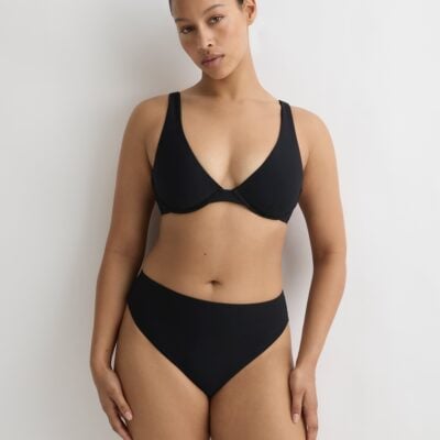 Bondi Born Gracie Bikini Top - Black (Sculpteur®) - Image 1