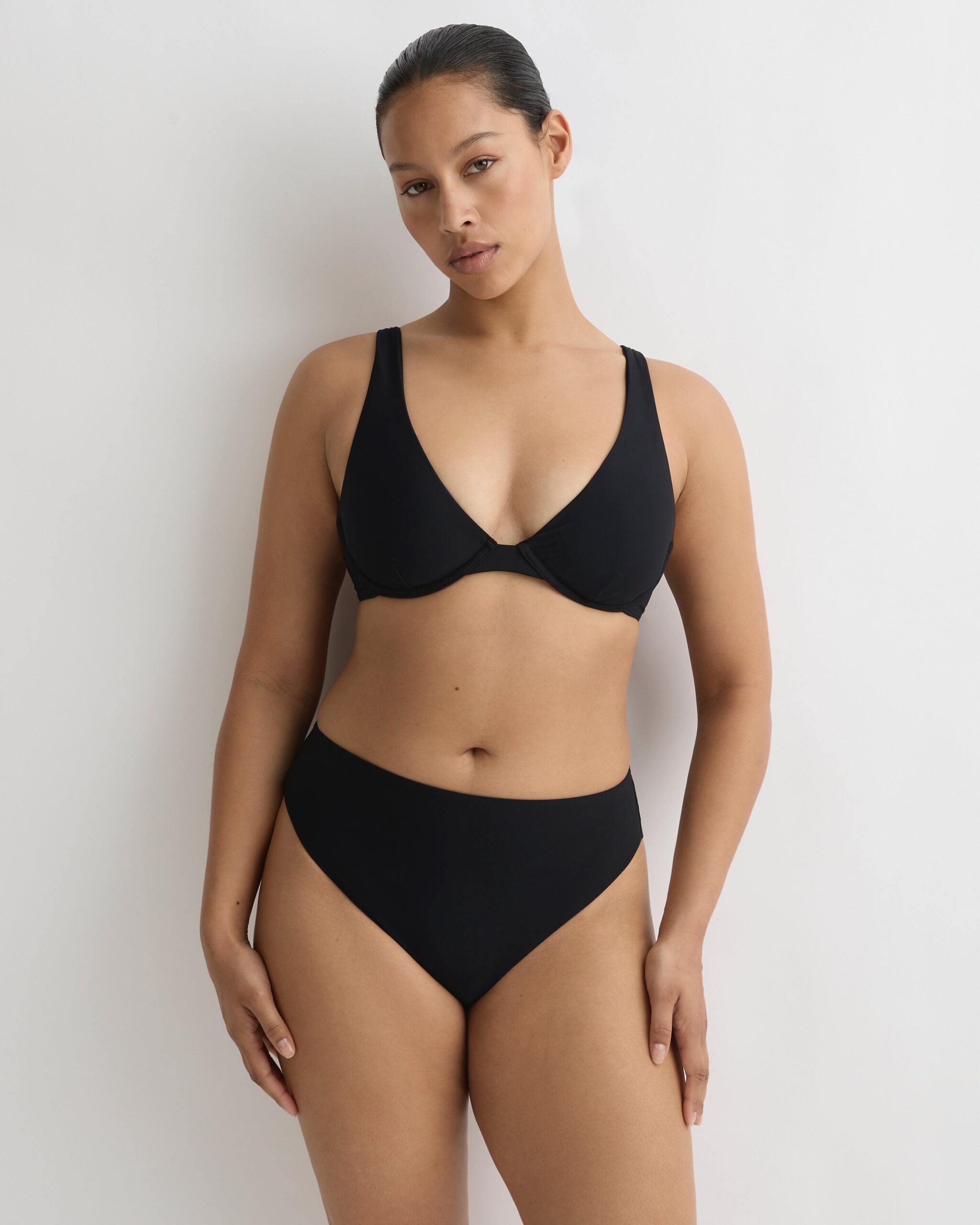Bondi Born Gracie Bikini Top - Black (Sculpteur®) - Image 1