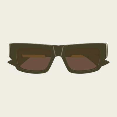 Bottega Veneta BV1452S-003 Green Brown - Image 1