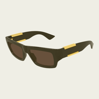 Bottega Veneta BV1452S-003 Green Brown - Image 2