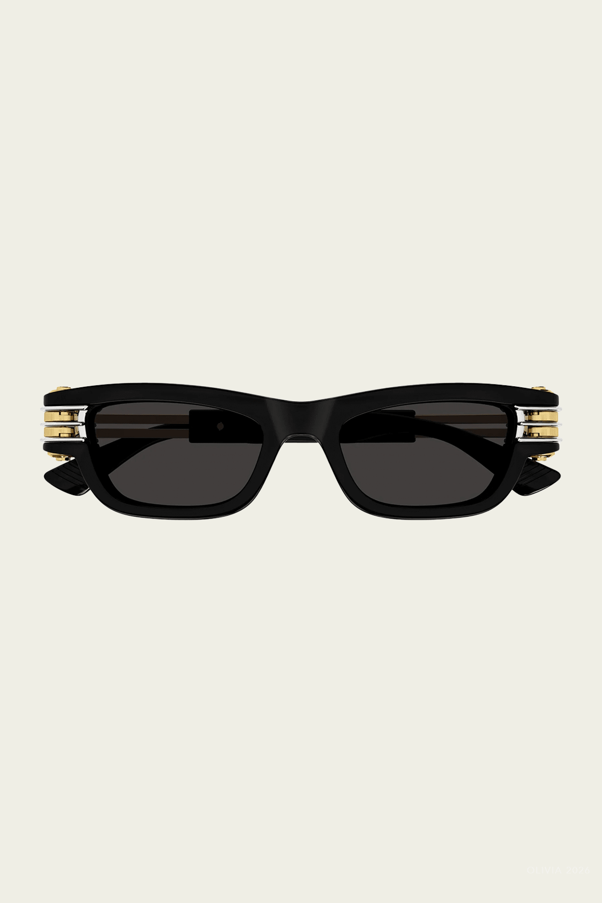 Bottega Veneta BV1308S-001 Gold Grey - Image 1