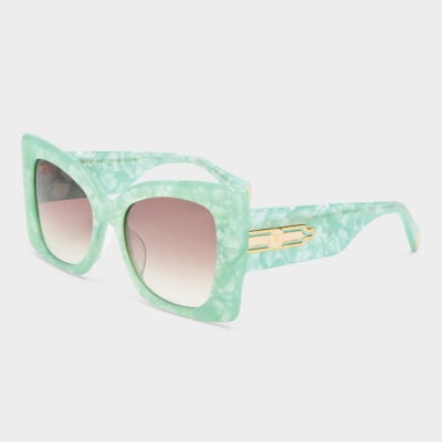 CAMILLA Where's MY Valet Sunglasses Mint Marble / Solid Ivory Gold - Image 1
